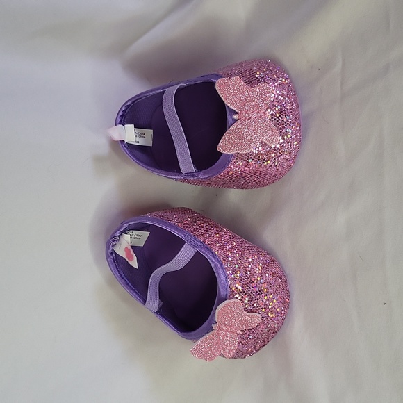 Build A Bear Butterfly Purple Sequin Heels Great condition - Picture 3 of 7